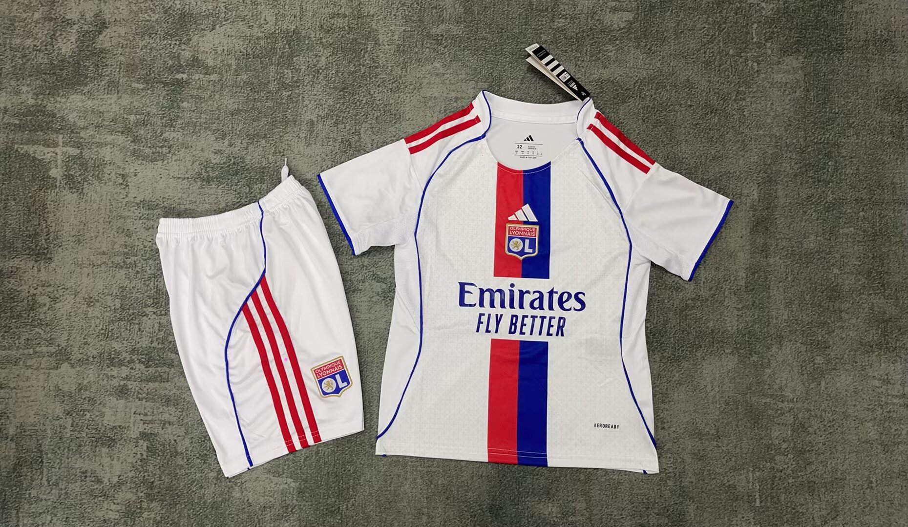 Kids-Lyon 25/26 Home Soccer Jersey